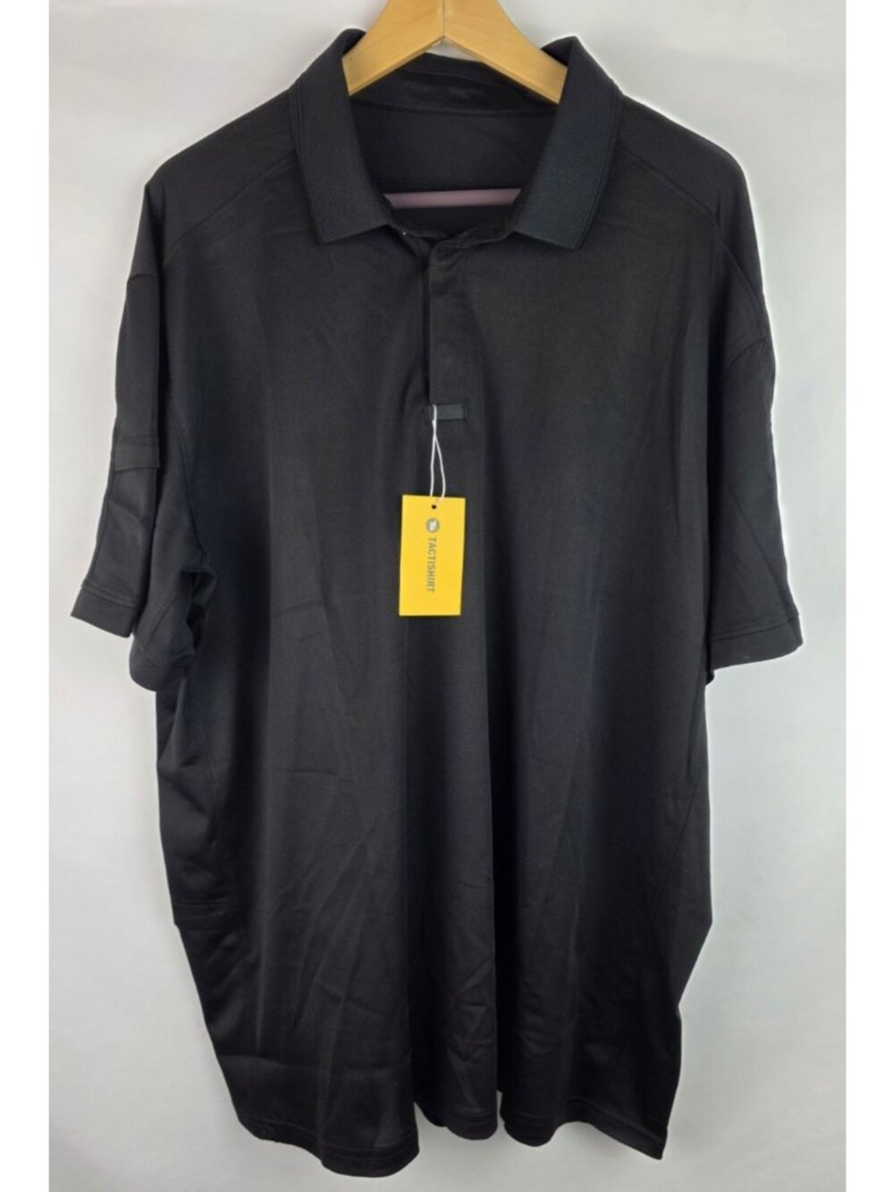 Tactishirt Mens Polo Golf Shirt Size 2XL Black Tacti Shirt Short Sleeve Lot of 2